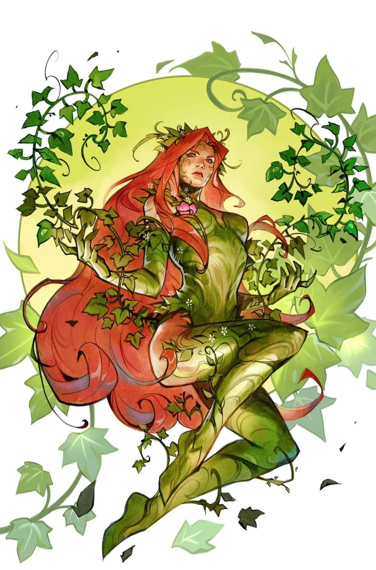 Poison Ivy #26 cover by Jessica Fong.