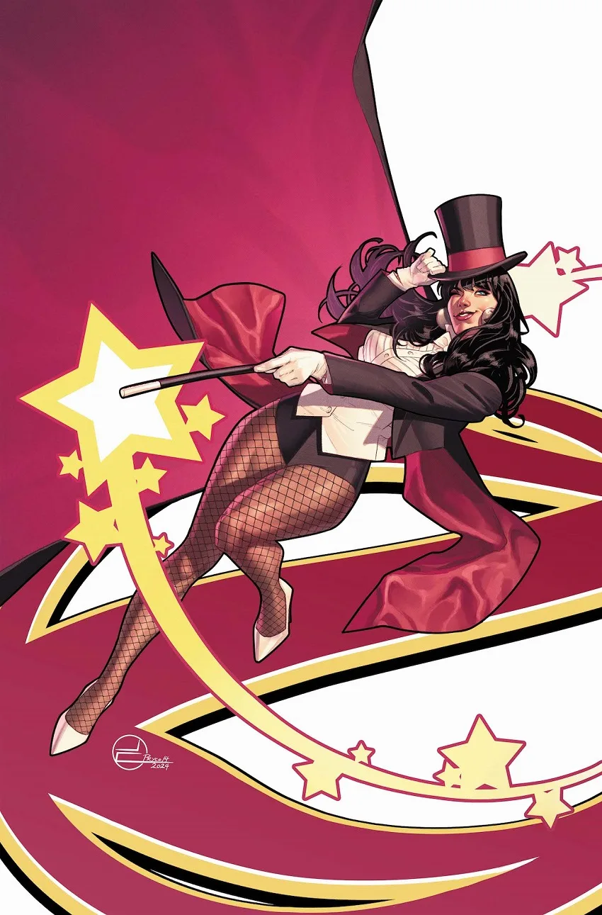 Zatanna (2025 series) #1 cover by Jamal Campbell.