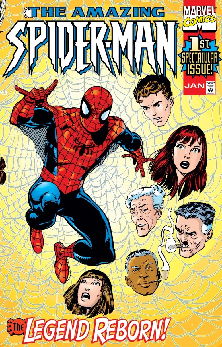 Amazing Spider-Man (1999 series) #1 cover by John Byrne.