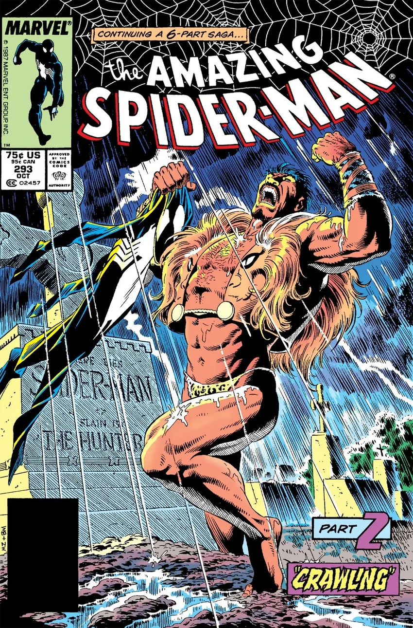 Amazing Spider-Man #293 cover by Mike Zeck and Bob McLeod.