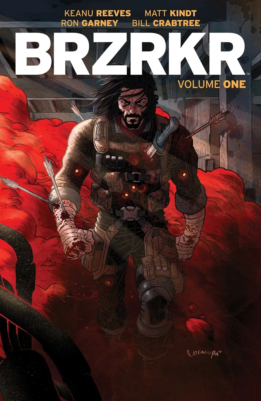 BRZRKR Volume 1 cover by Rafael Granpa.