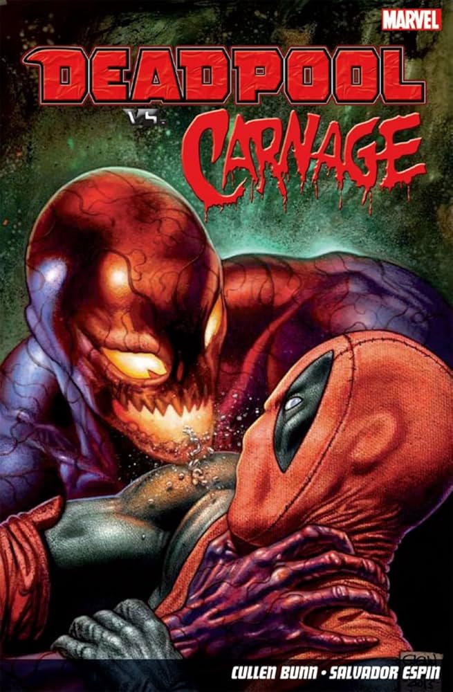 Deadpool vs. Carnage TPB cover by Glenn Fabry.