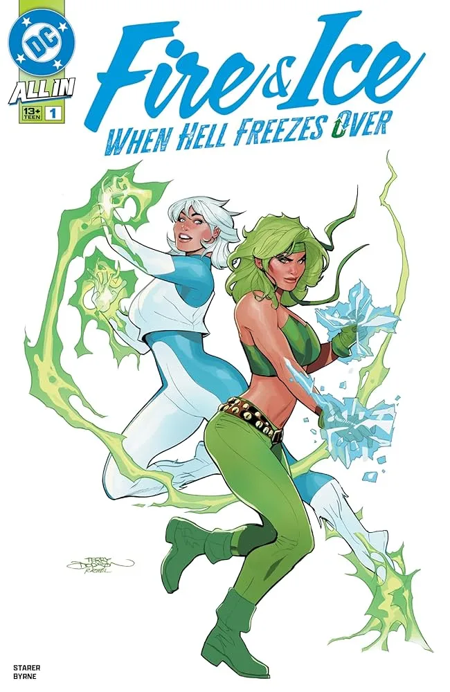 Fire & Ice: When Hell Freezes Over #1 cover by Terry Dodson and Rachel Dodson.
