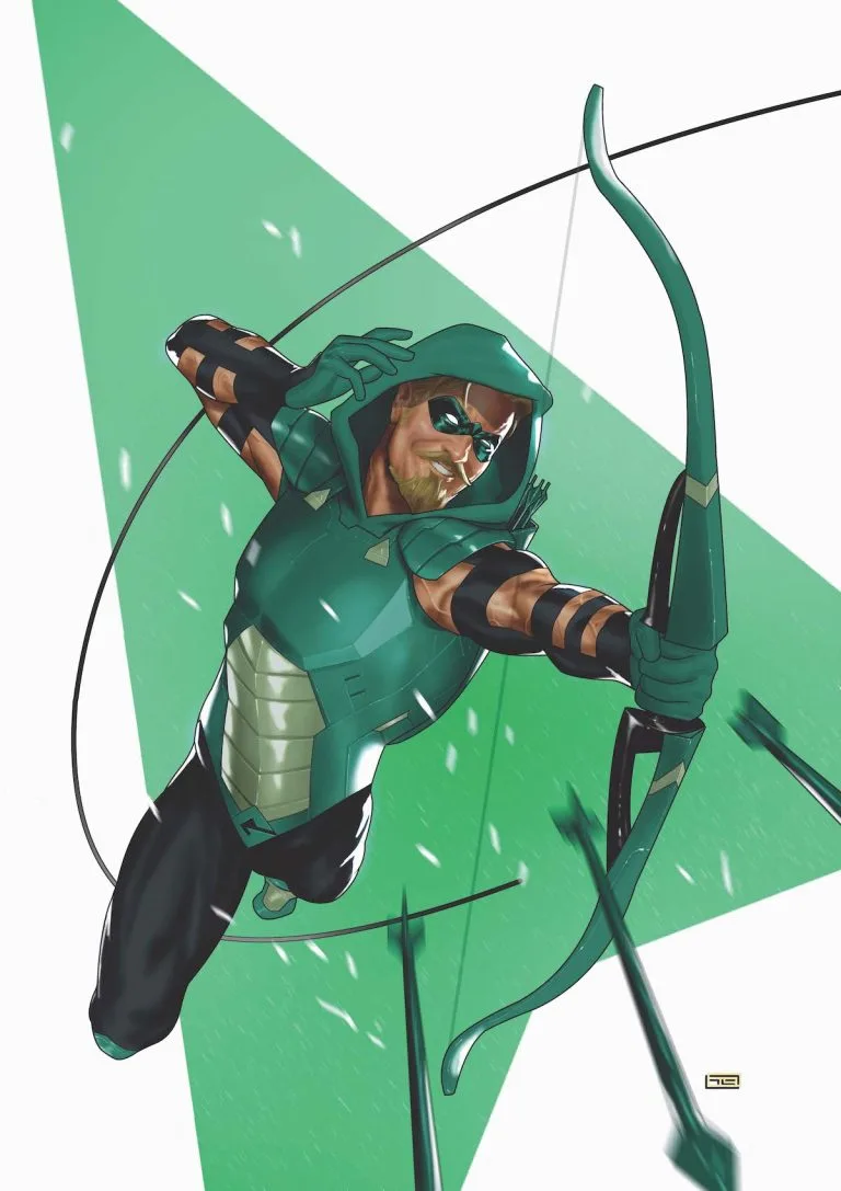 Green Arrow #350 cover.