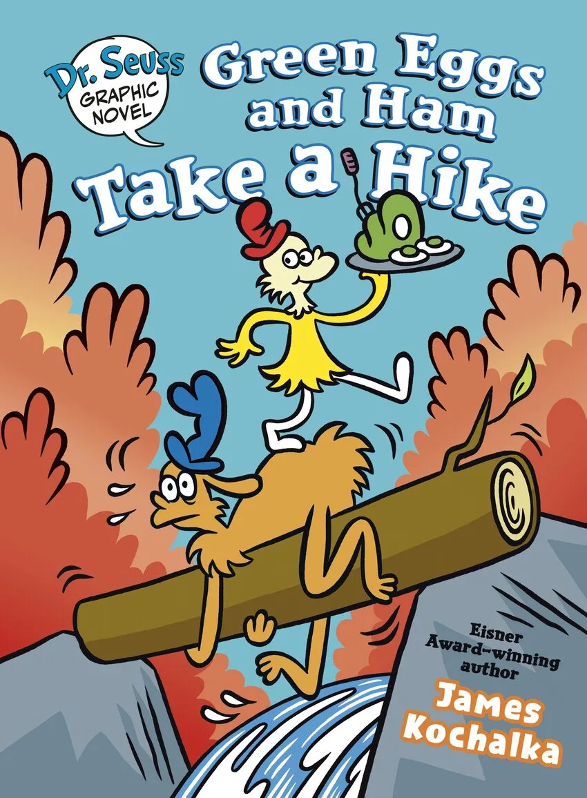 Green Eggs and Ham Take A Hike cover by James Kochalka.