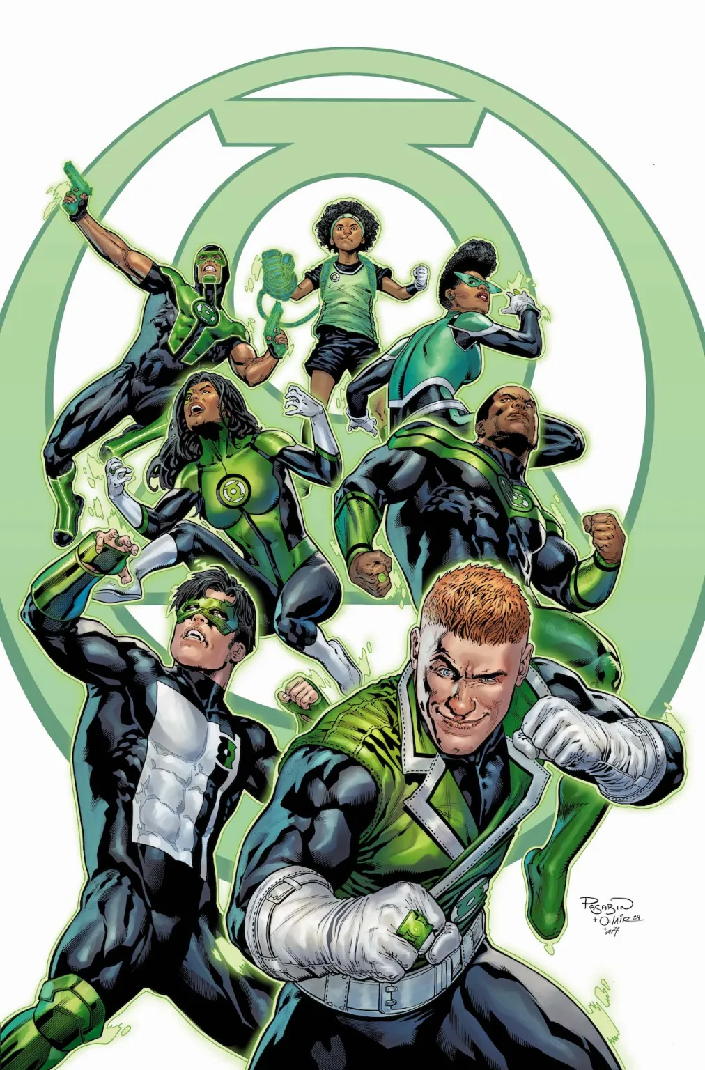 Green Lantern Corps (2025 series) #1 cover by Fernando Pasarin.