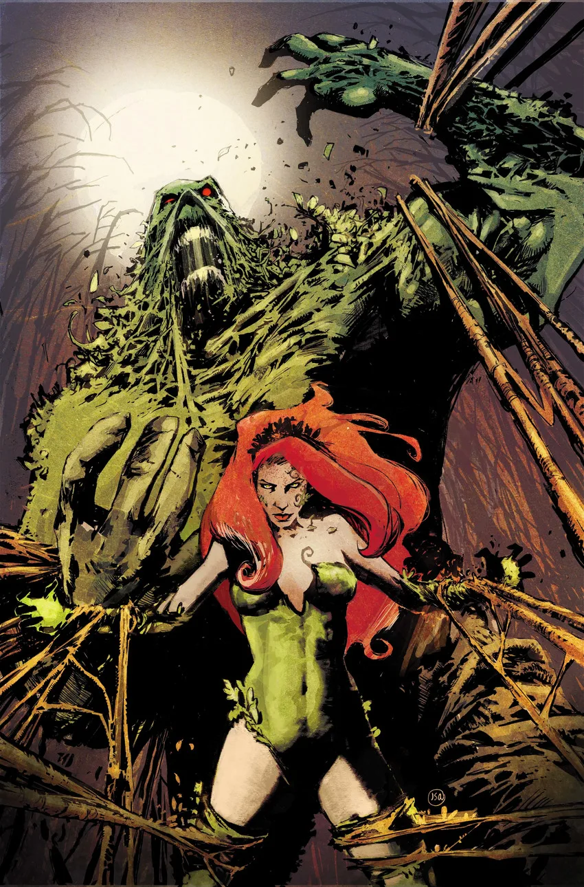 Poison Ivy/Swamp Thing: Feral Trees cover by Jason Shawn Alexander.