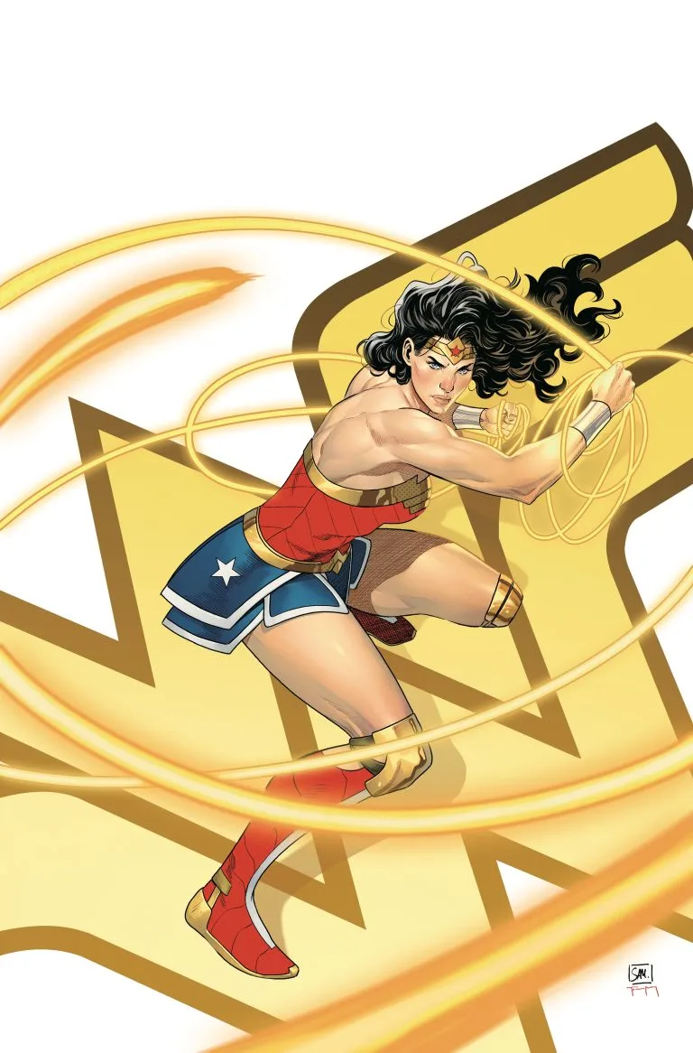 Wonder Woman (2023 series) #14 cover by Daniel Sampere.