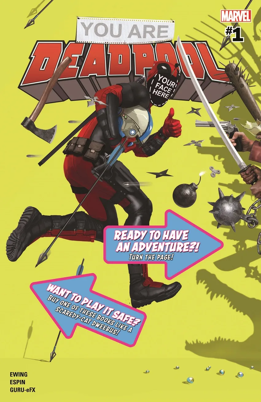 You Are Deadpool #1 cover by R Rahzzah.