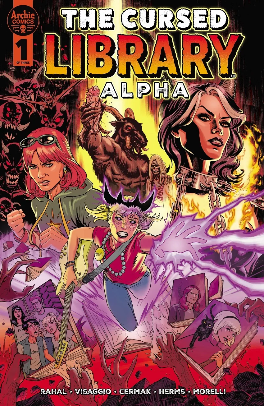 The Cursed Library: Alpha #1 cover by Craig Cermak.