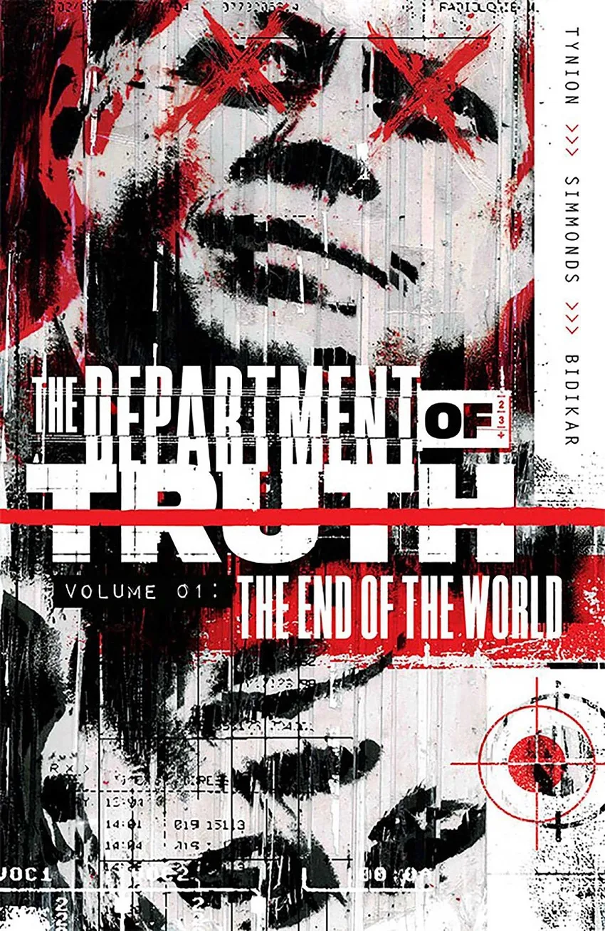 Department of Truth Volume 1: End of the World cover by Martin Simmonds.