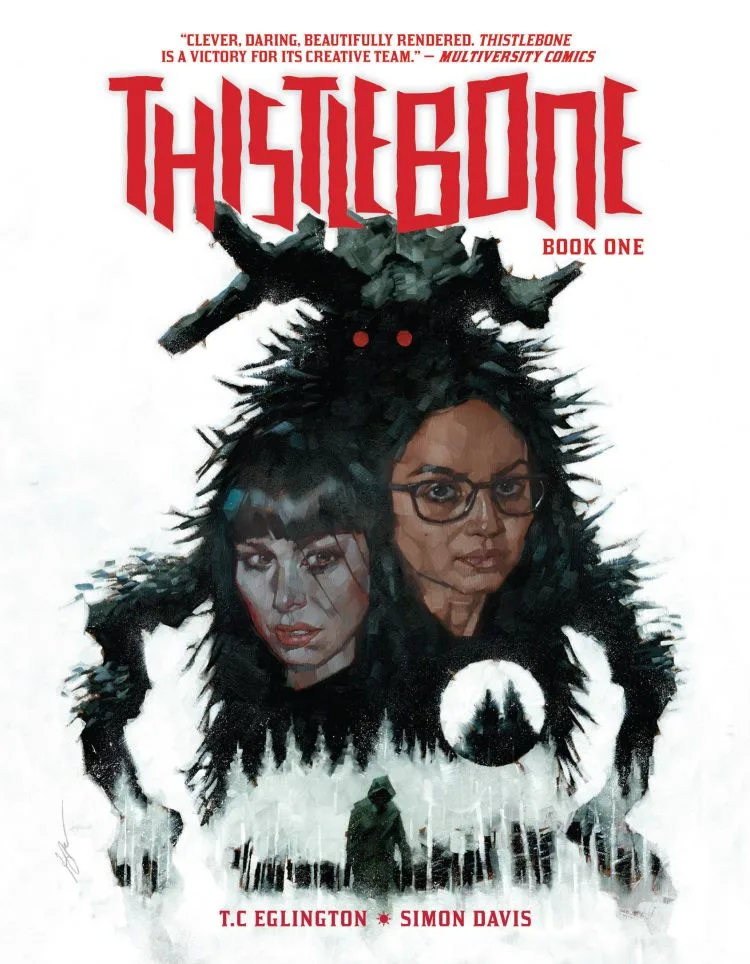 Thistlebone Book One cover by Simon Davis.