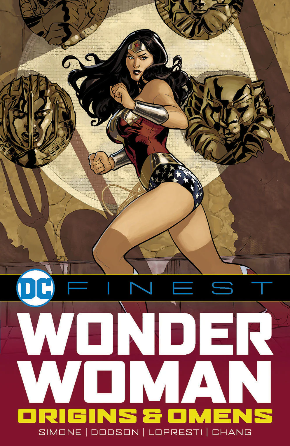DC Finest - Wonder Woman: Origins & Omens cover by Terry Dodson.