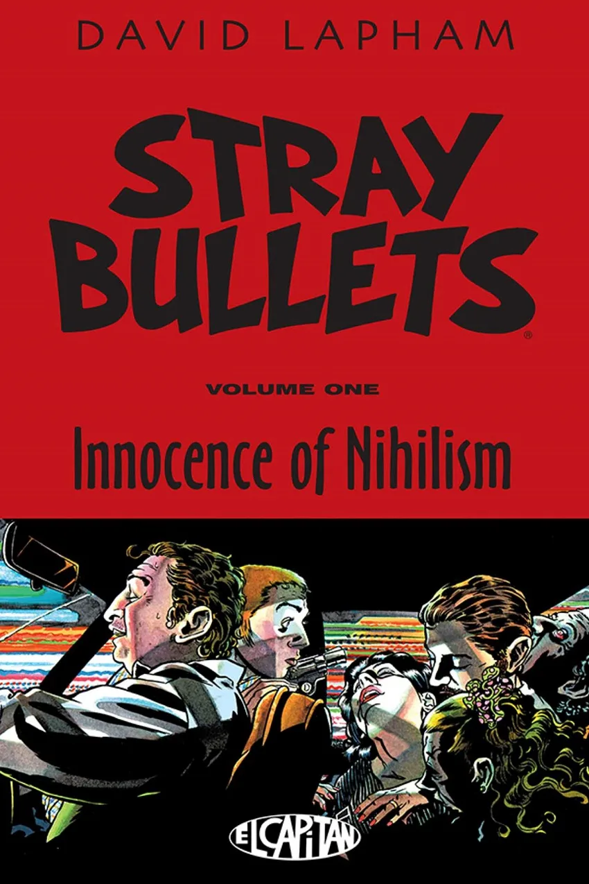 Stray Bullets Volume 1: Innocence of Nihilism cover by David Lapham.