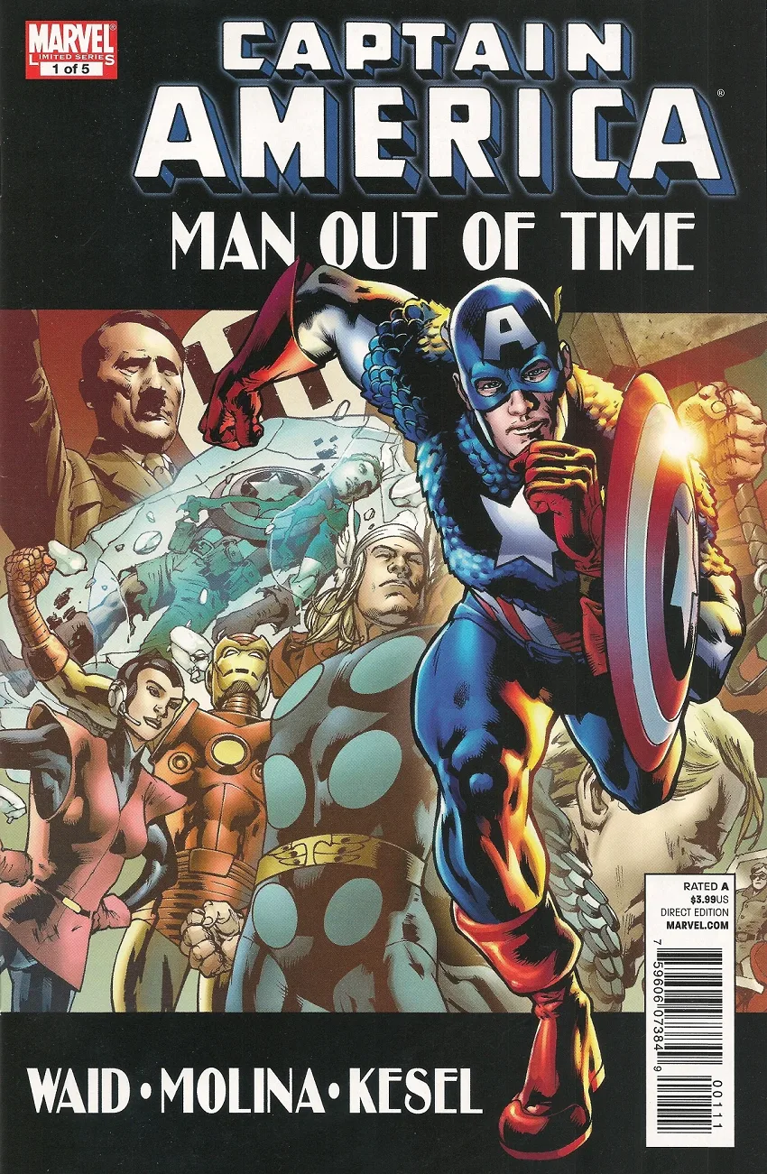 Captain America: Man Out of Time #1 cover by Bryan Hitch.