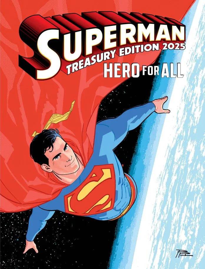 Superman Treasury 2025: Hero For All cover by Bruno Redondo.