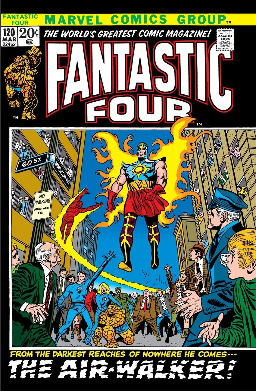 Fantastic Four (1961 series) #120 cover by John Buscema and Frank Giacoia.