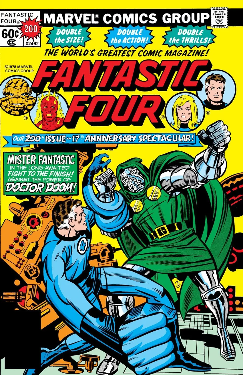 Fantastic Four (1961 series) #200 cover by Jack Kirby and Gaspar Saladino.