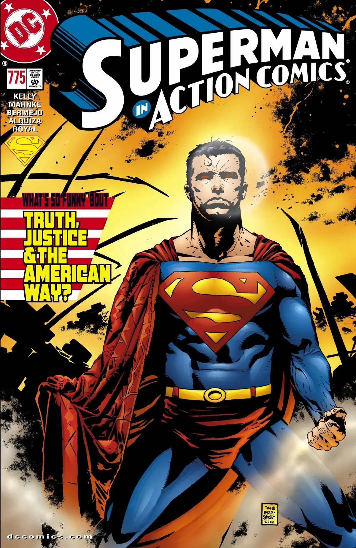 Action Comics #775 cover by Tim Bradstreet.