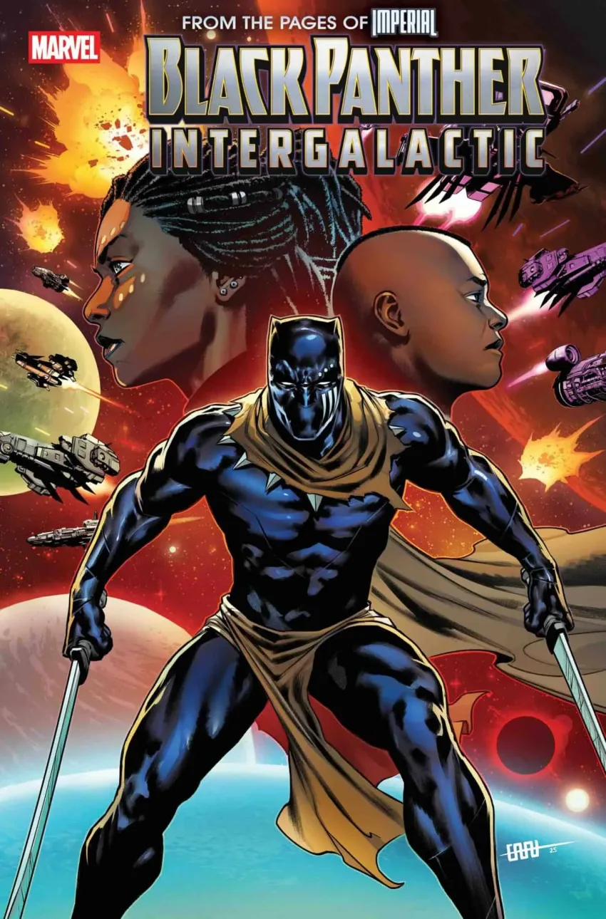 Black Panther Intergalactic #1 cover by CAFU.