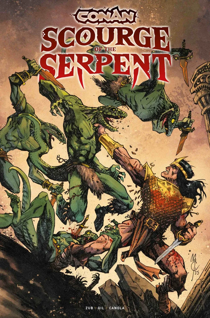 Conan the Barbarian: Scourge of the Serpent #1 cover B by John McCrea.