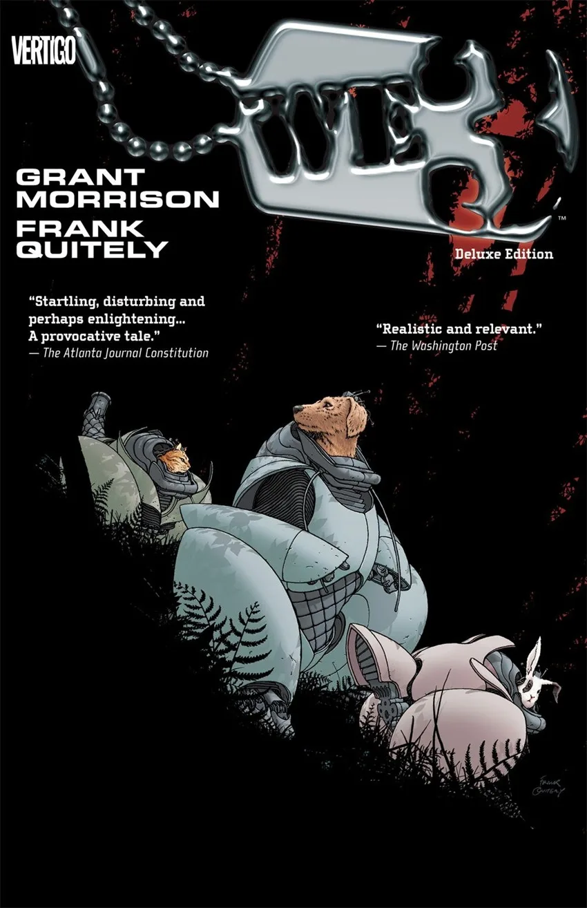 Wee3 Deluxe Edition cover by Frank Quitely.