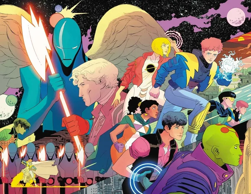 Legion of Super-Heroes (2026 series) #1 cover by Hayden Sherman.