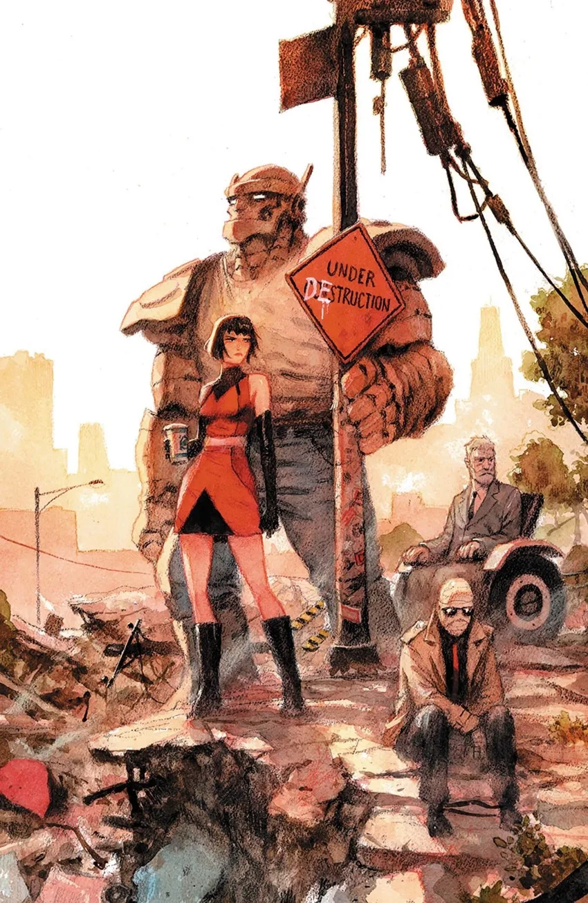 The Doom Patrol #1 cover by Niko Henrichon.