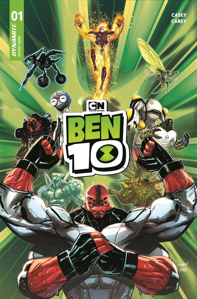 Ben 10 (2026 series) #1 cover by Robert Carey.