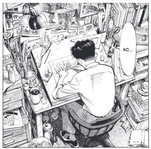Billy Bat Volume 1 panel by Naoki Urasawa.