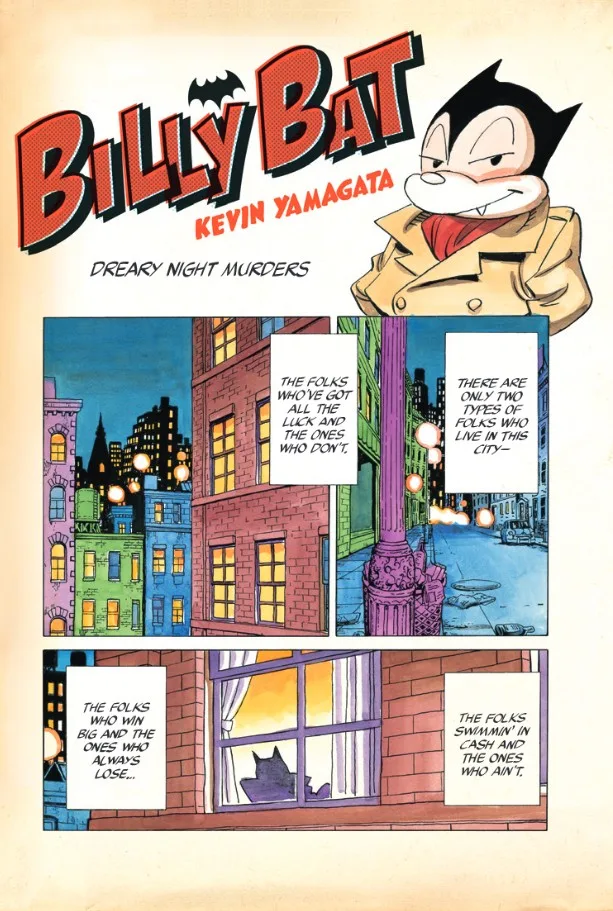 Billy Bat Volume 1 page by Naoki Urasawa.