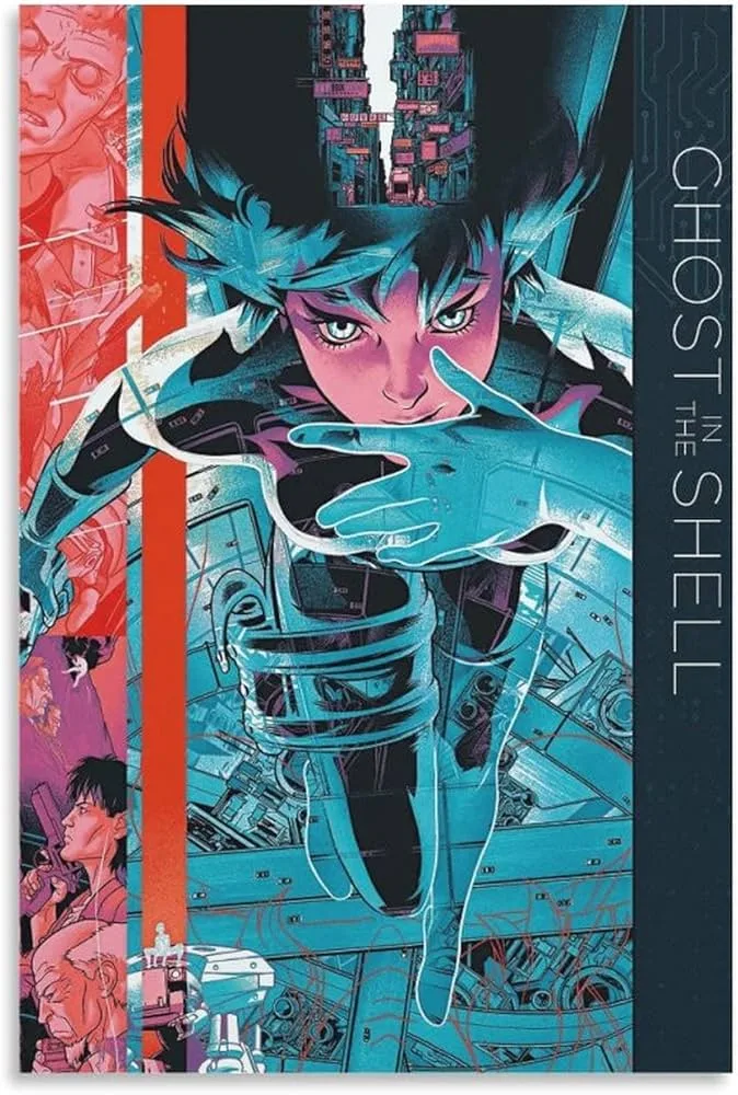 Ghost in the Shell Blu-ray cover art.
