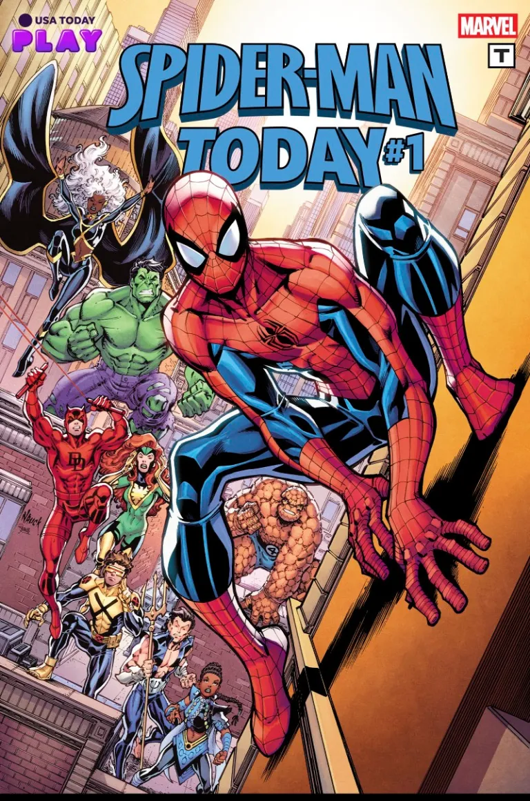 Spider-Man TODAY cover by Todd Nauck.