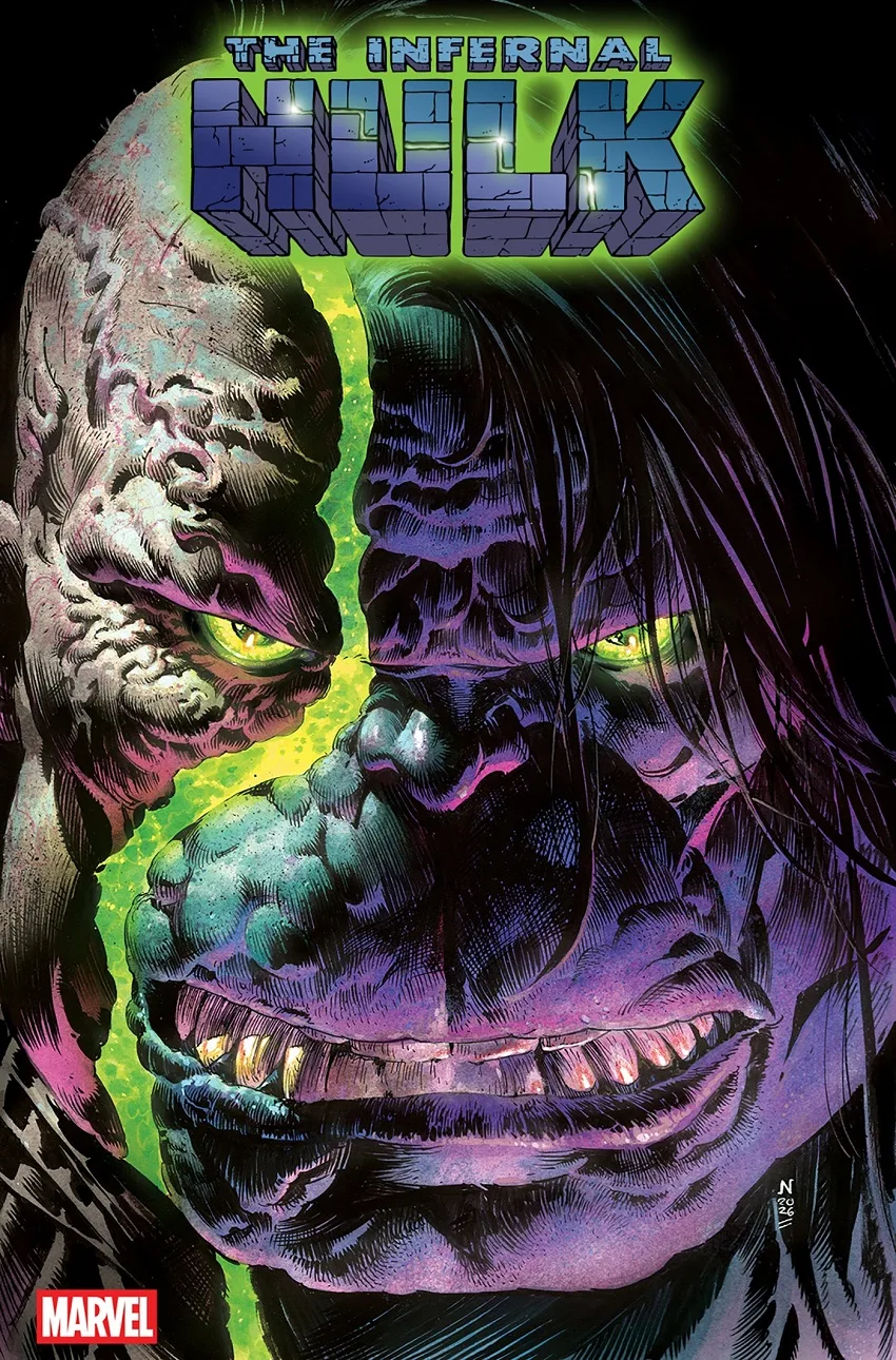 Infernal Hulk trade paperback cover by Nic Klein.